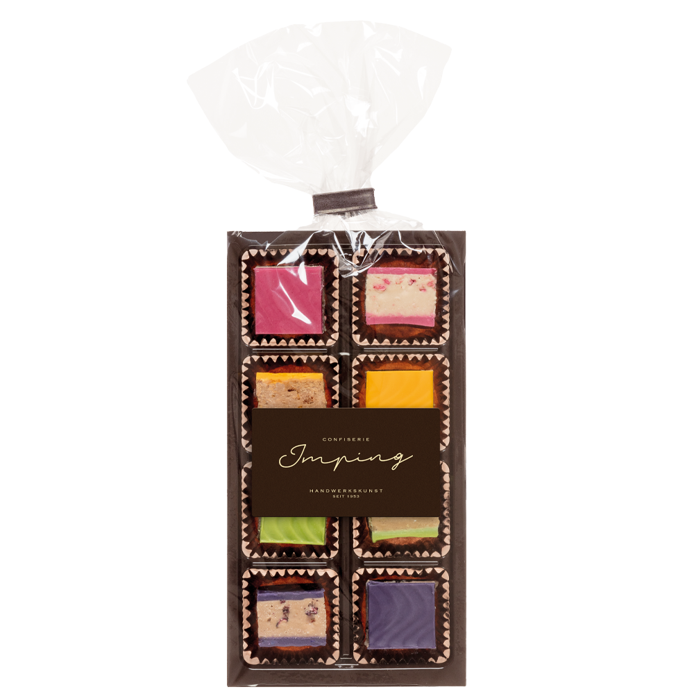 Bunte Nougat-Mischung