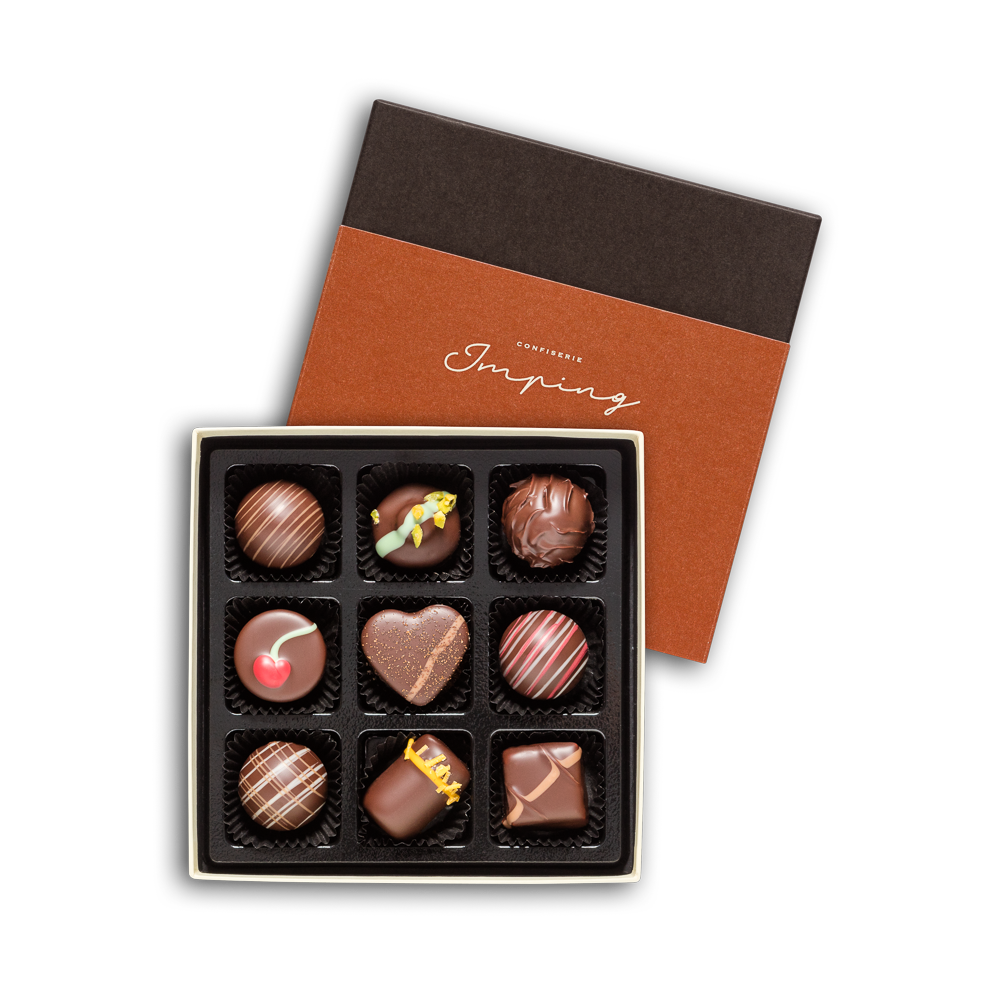 Edle Zartbitter-Pralinen 110g