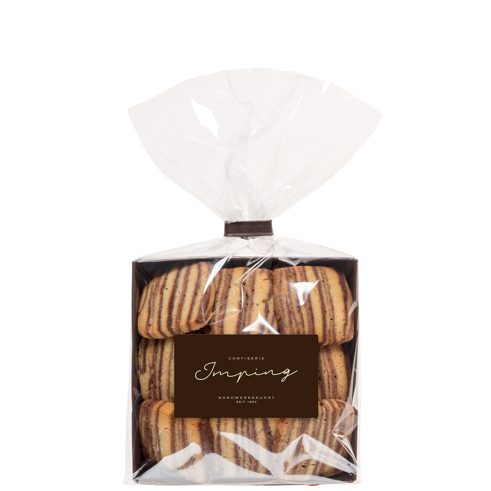 Schwarz-Weiß-Gebäck