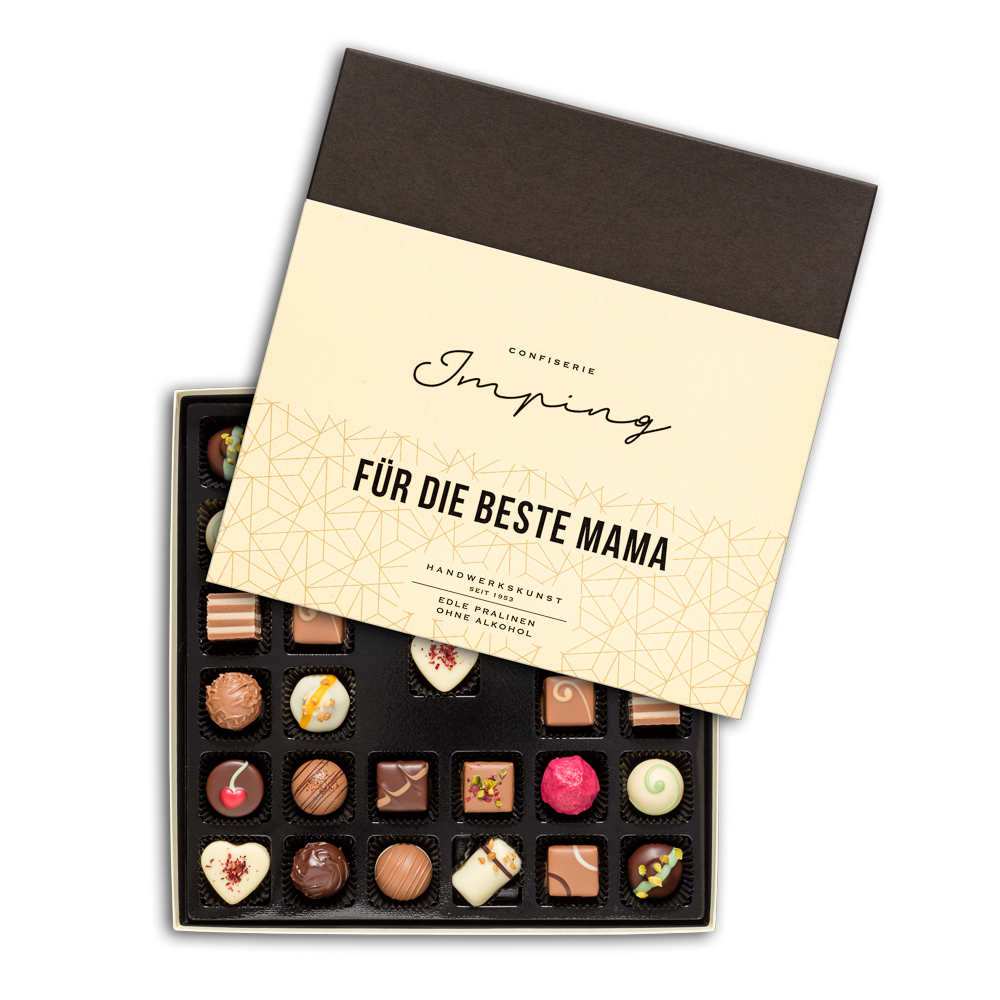 Edle Pralinen ohne Alkohol "Für die beste Mama" 400g